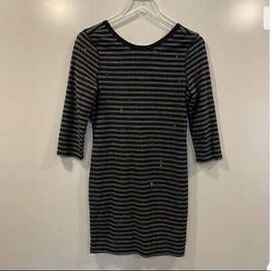 Express Striped Sweater Dress